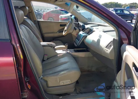 2005 Nissan Murano Sl из США, поврежденный, VIN JN8AZ08W55W434748